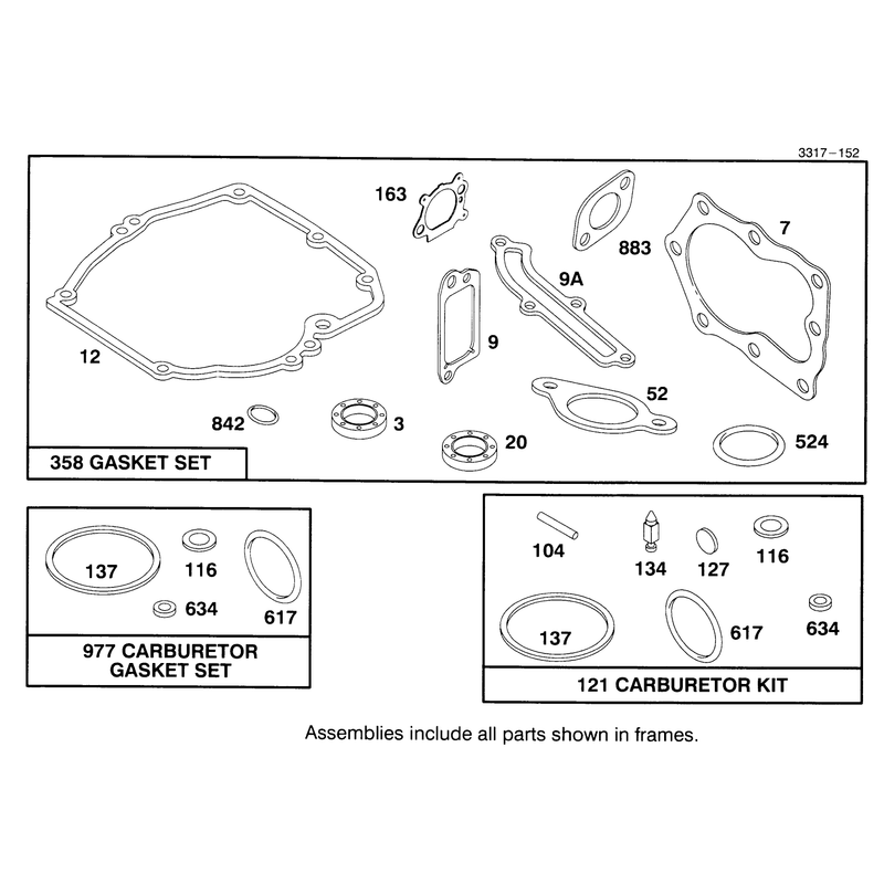 Engine Briggs and Stratton Model 127802-0640-01