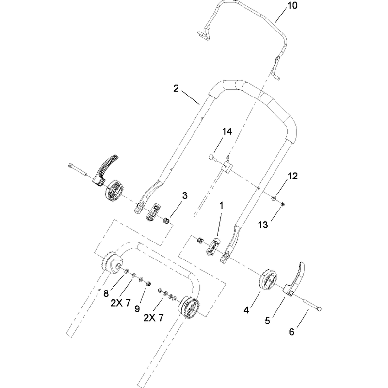 Upper Handle Assembly