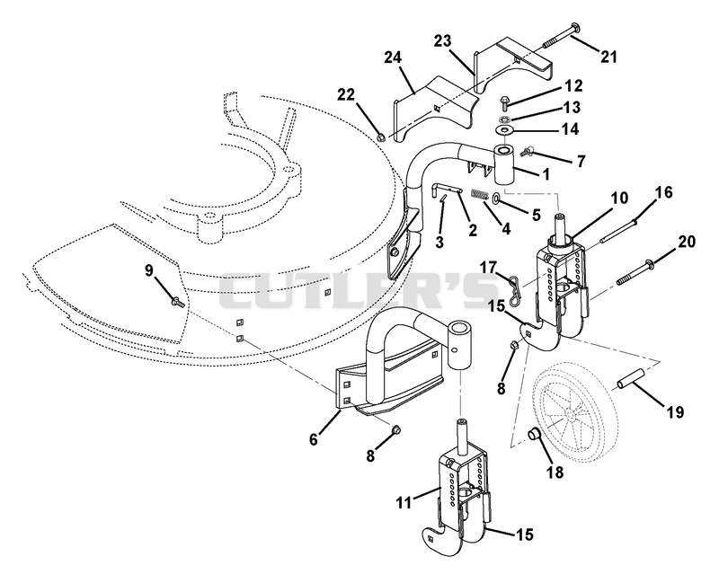 Swivel Wheels And Brackets