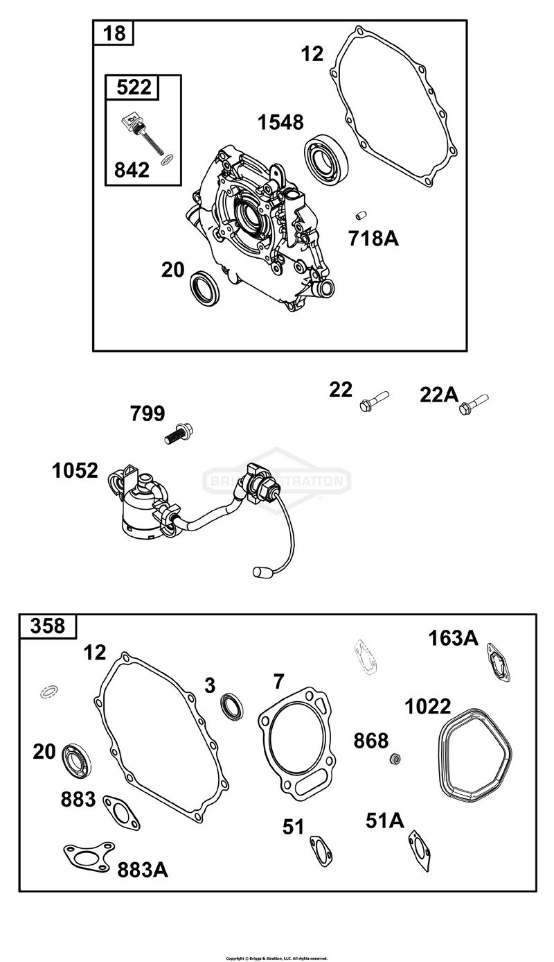 Crankcase Cover/Sump and Lubrication Group