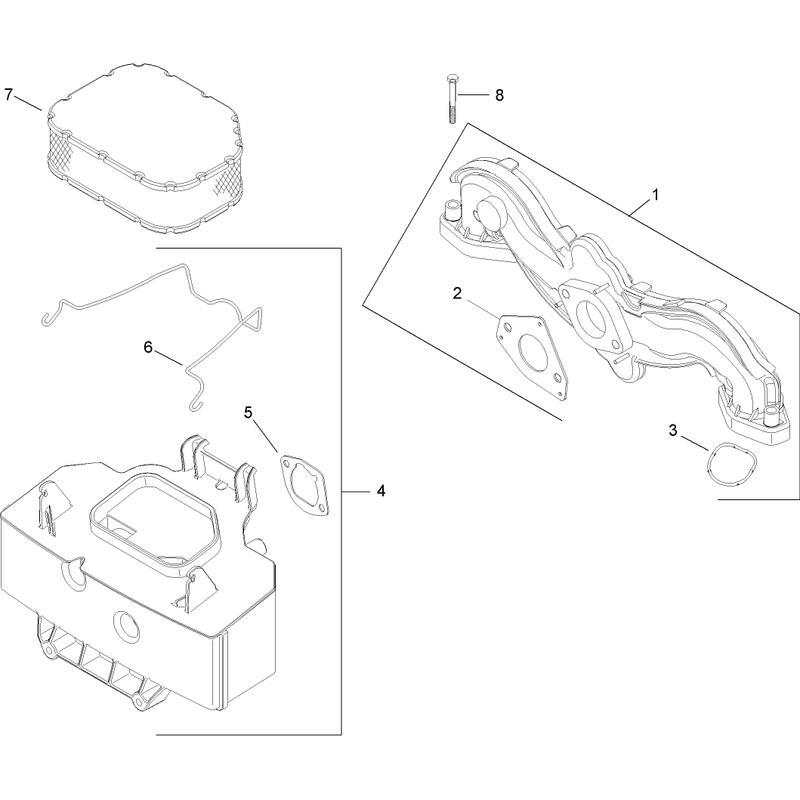 Air Intake and Filtration Assembly Kohler SV730-0018
