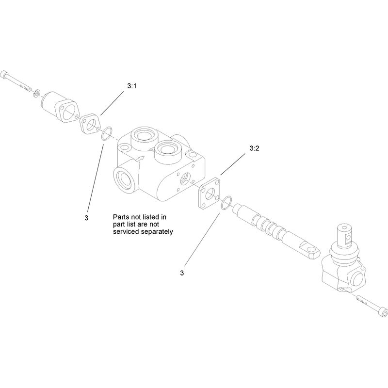 Hydraulic Selector Valve Assembly No 99-3072