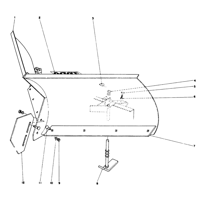 V Plow Model No 30750 Optional