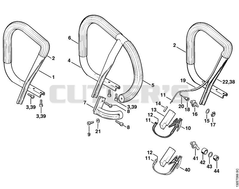 Handlebar, Heating element