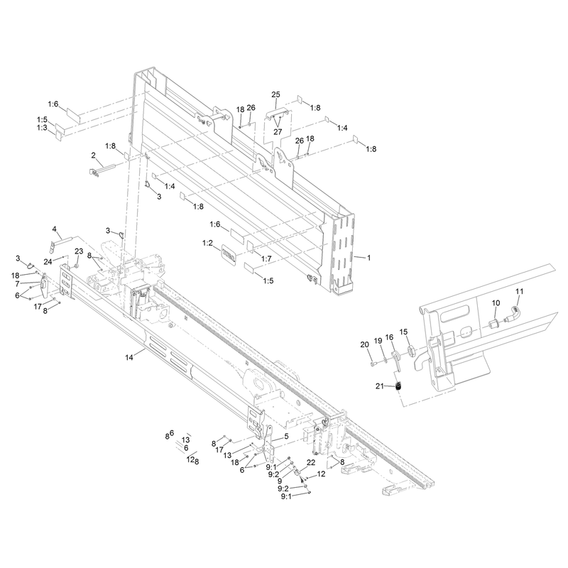 Side Rod Load Assembly