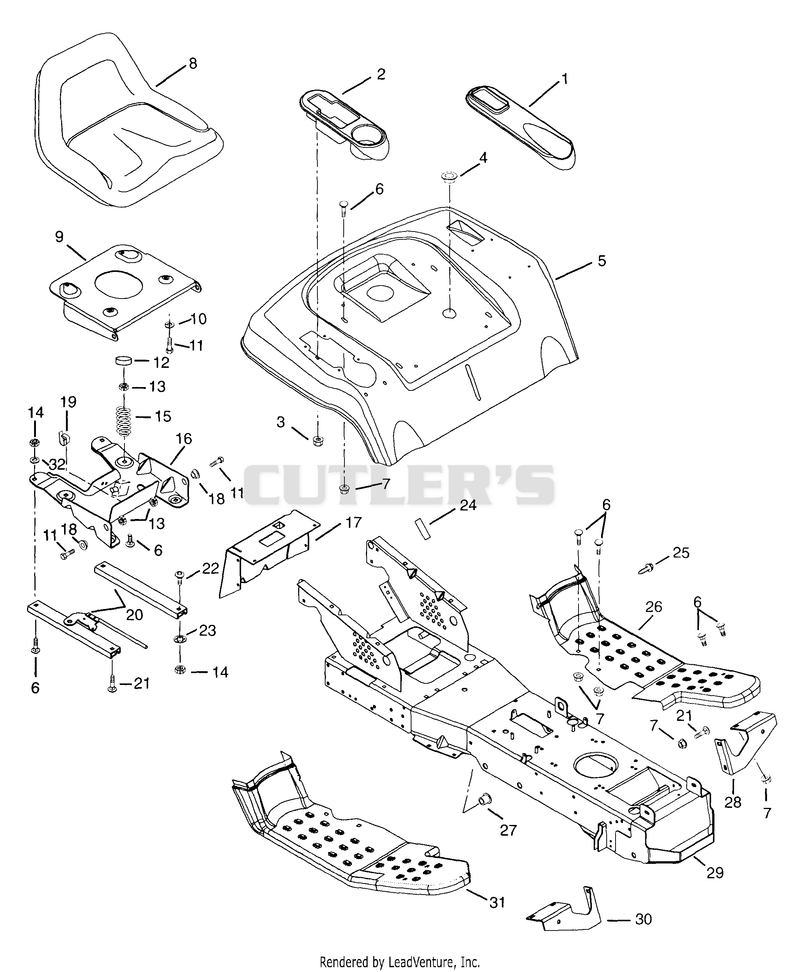 Frame And Rear Deck