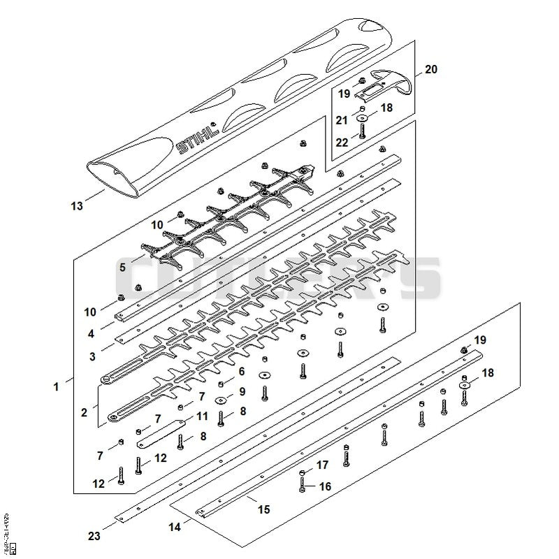 Cutter bar 600 mm / 24" R