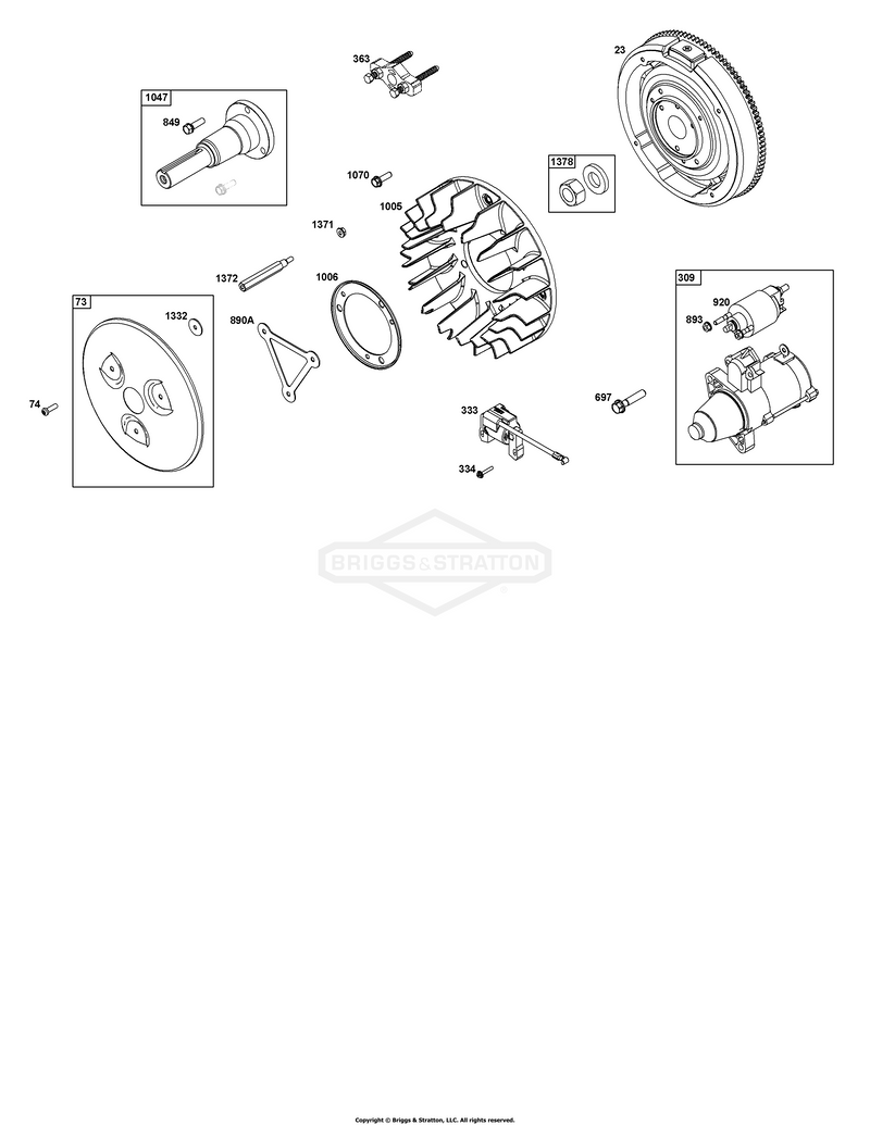 Flywheel, Ignition, and Starter Group