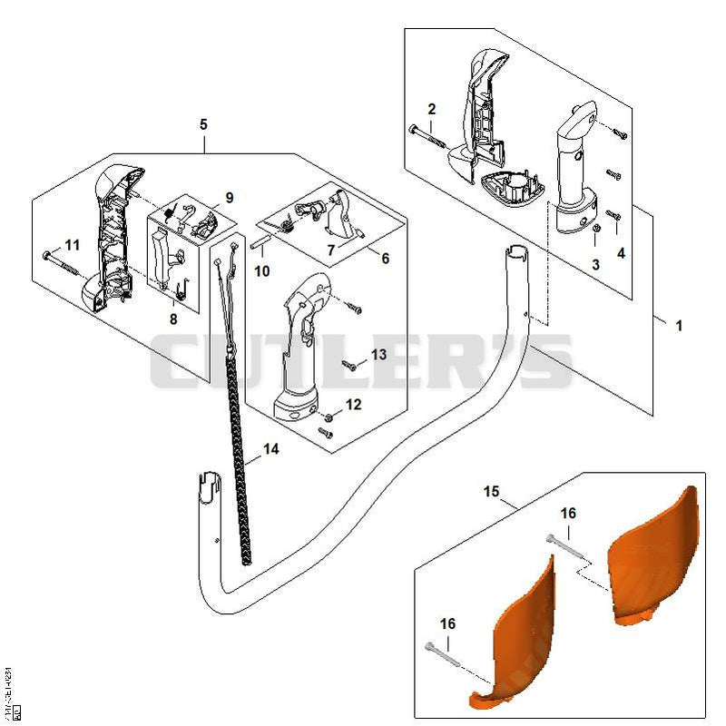 Handlebar, Control handle