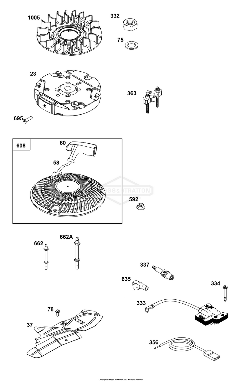 Flywheel, Ignition, and Starter Group