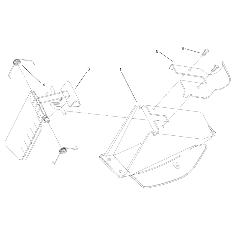 Discharge Chute Assembly Part No 93-0274 Model 20023-20023c