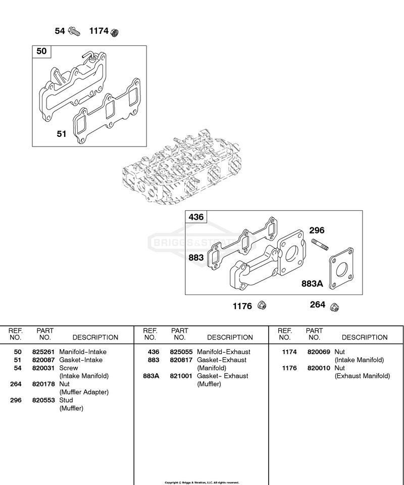 Exhaust Manifold, Intake Manifold