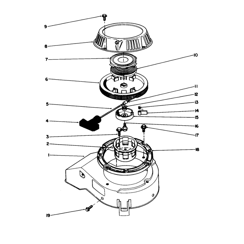 Recoil Assembly Engine No 47ph7