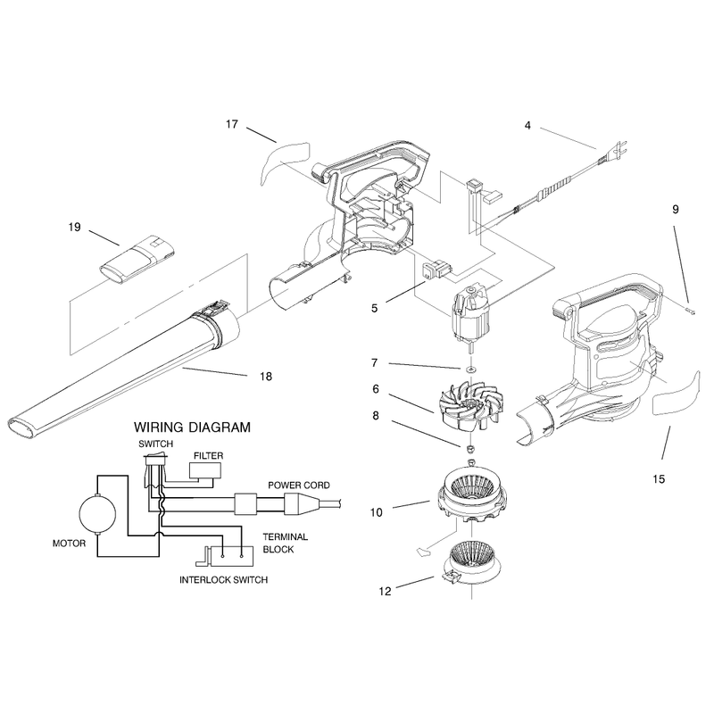 Blowervac Assembly