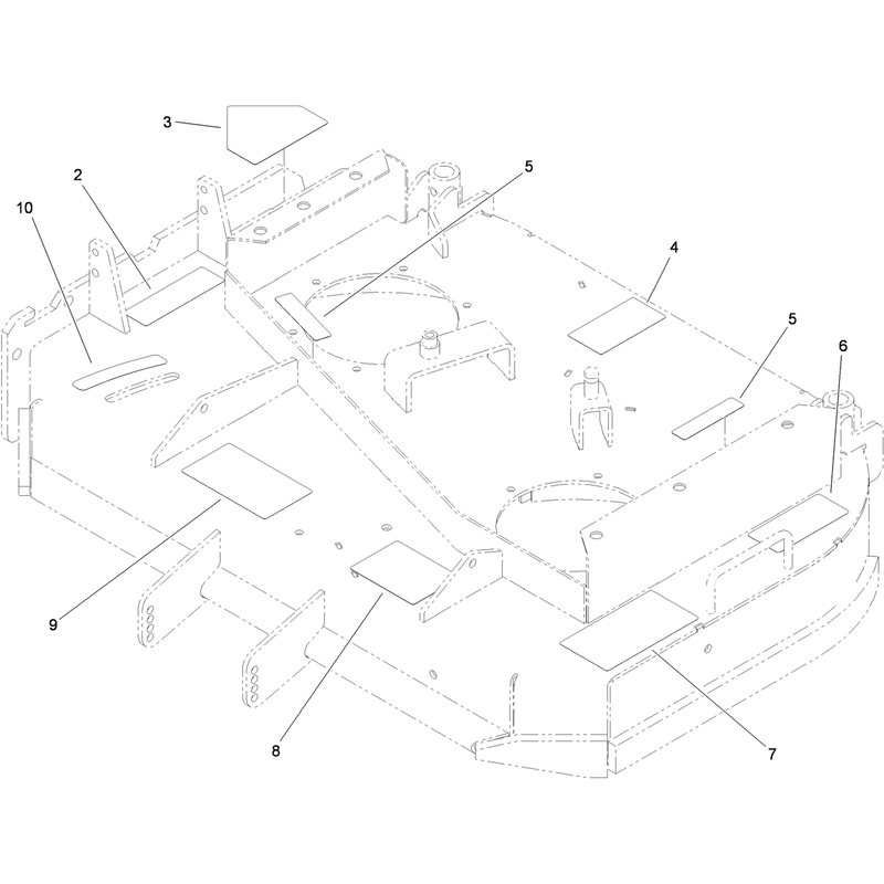 Deck Decal Assembly No. 112-7080