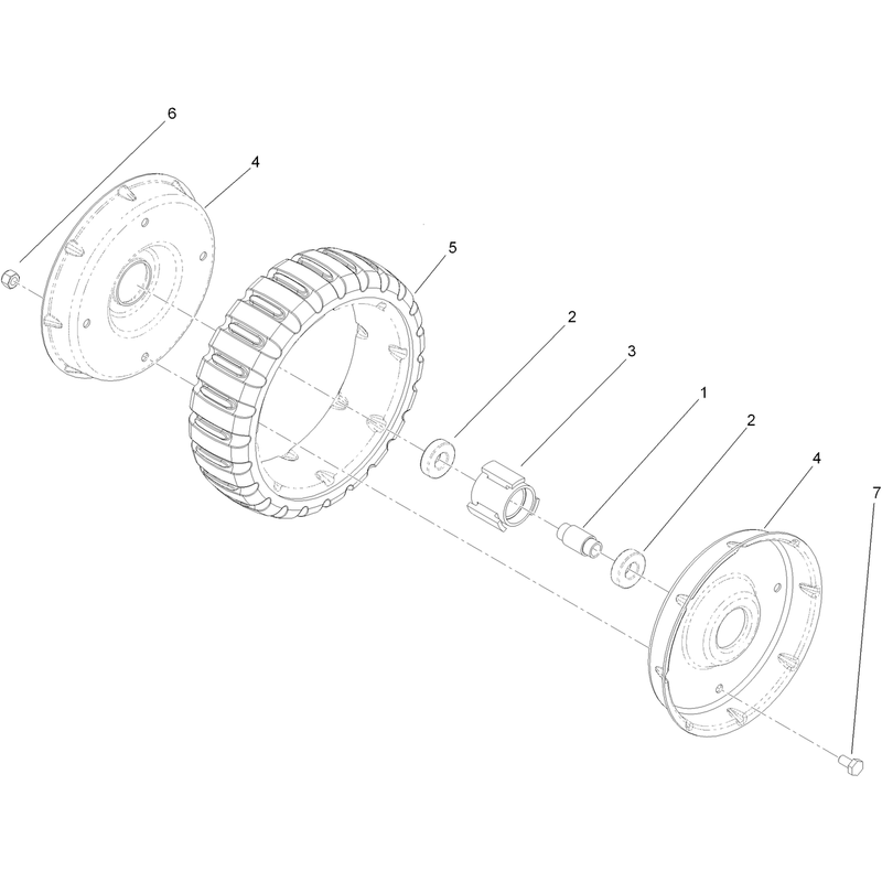 Wheel Assembly No 117-5252