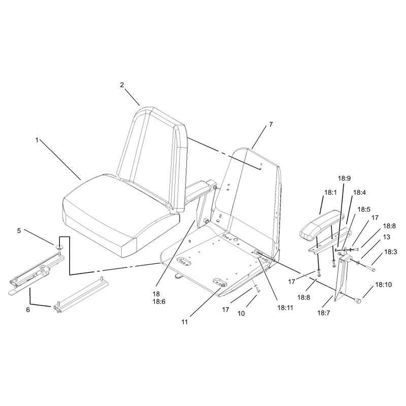 Seat Assembly No 1-633705