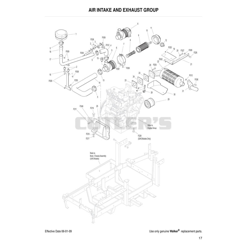 Air Intake and Exhaust Group