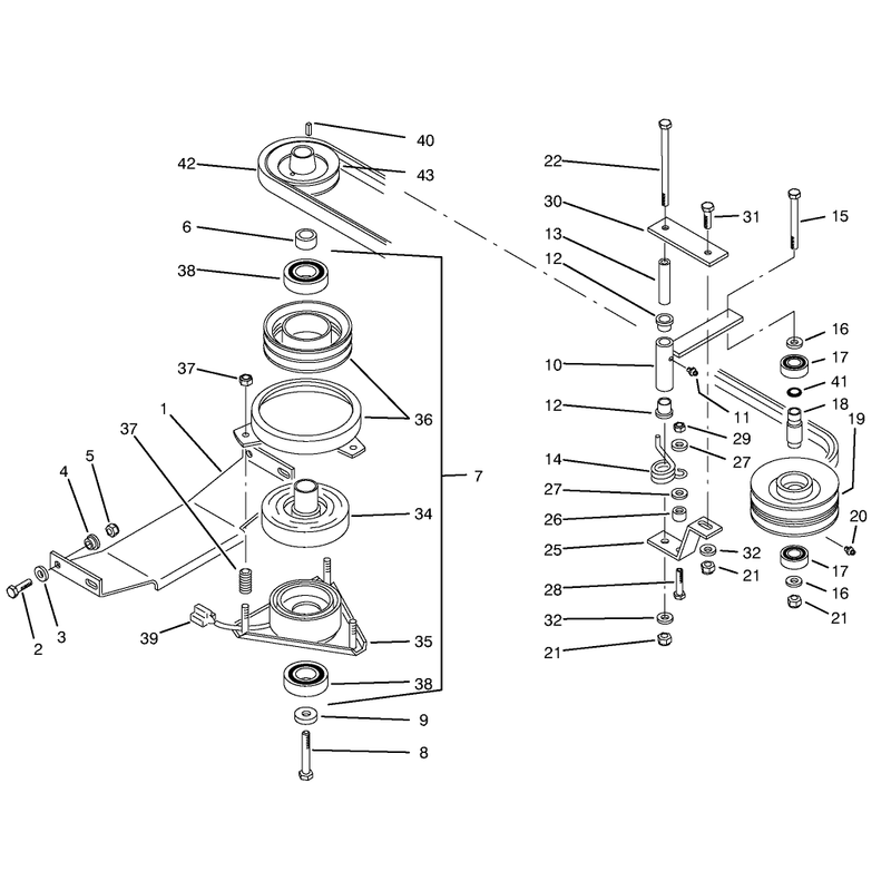 PTO Electric Clutch and Drive Assembly