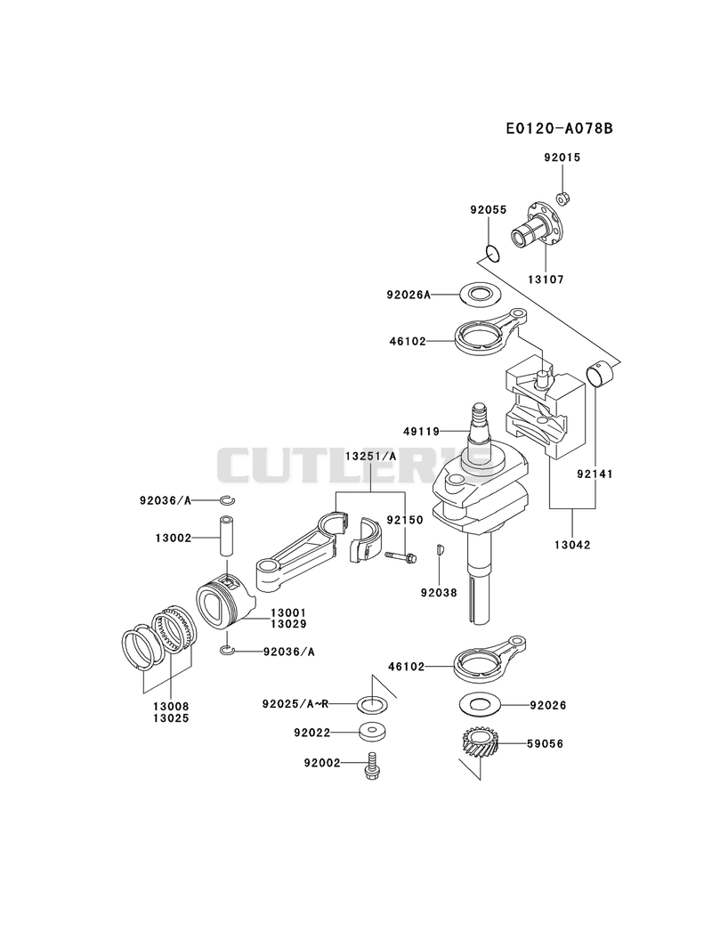 PISTON/CRANKSHAFT