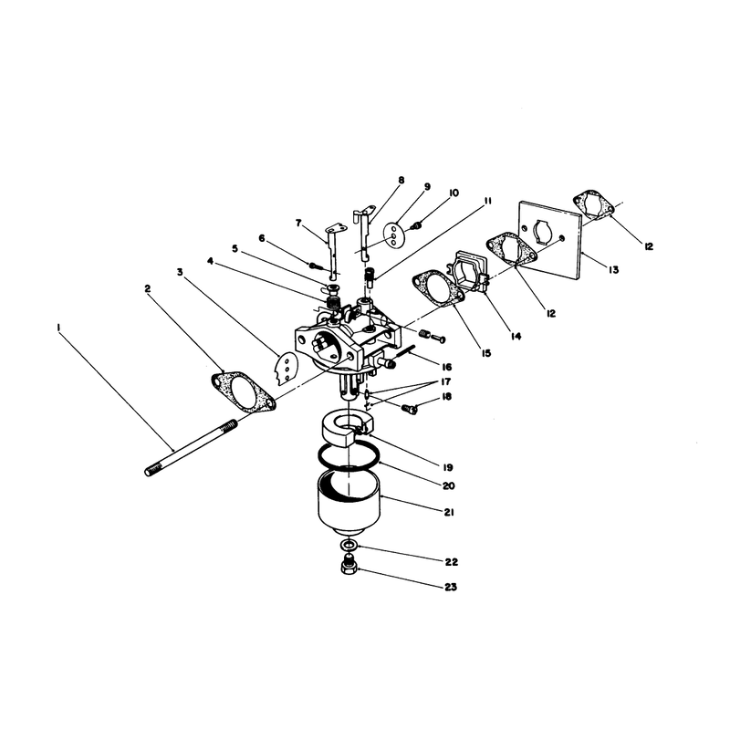 Carburetor Assembly Engine No 47pg6