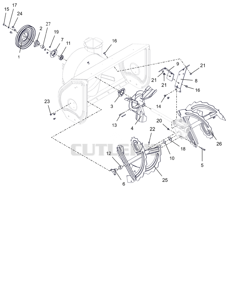 Auger And Impeller - 30"