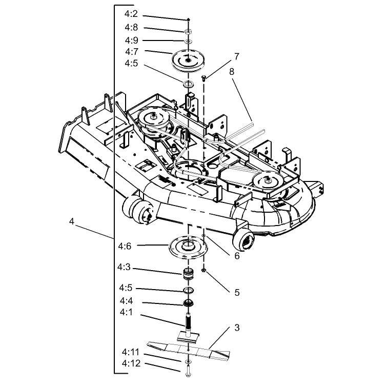 Deck Spindle Assembly