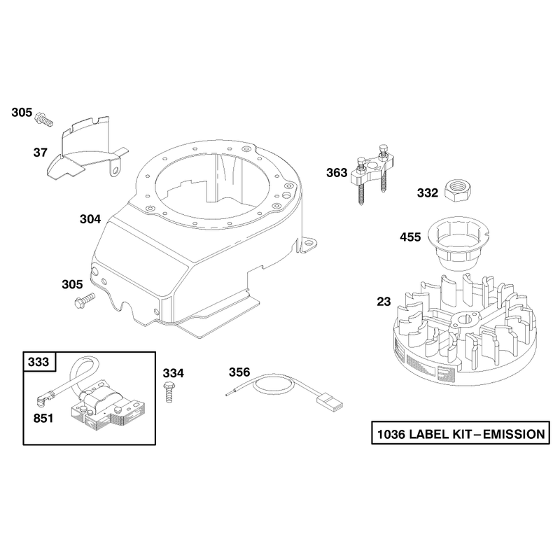 Engine Briggs and Stratton Model 12f802-1767-E1