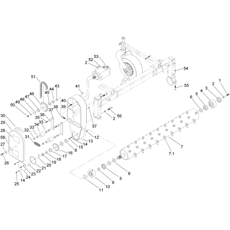Drive and Roller Assembly