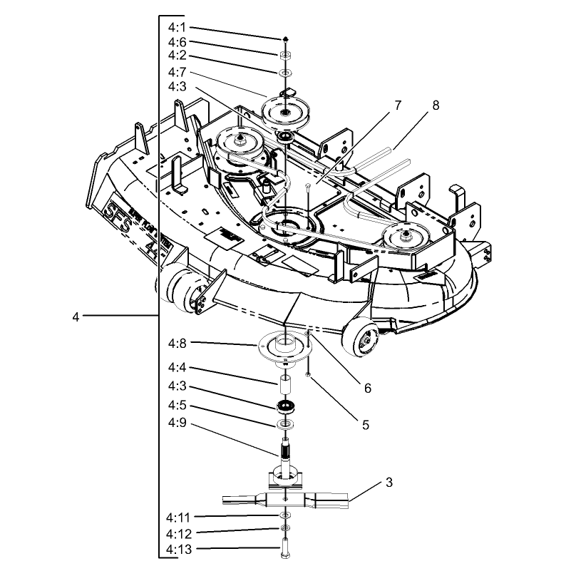 Deck Spindle Assembly