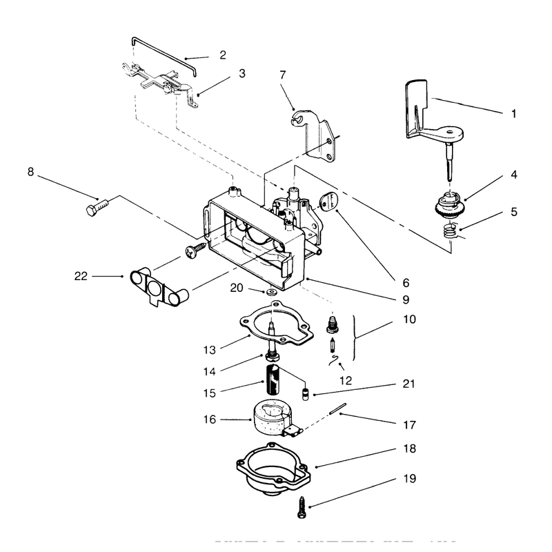 Carburetor Assembly Model No 20442 Only