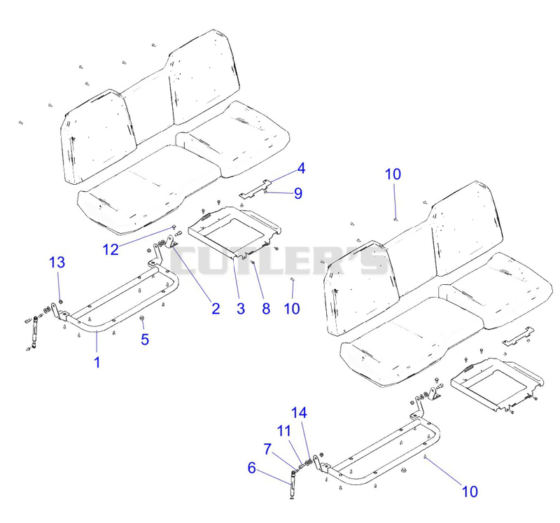 Body, Seat Mounting