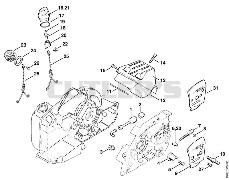Pickup body, Muffler