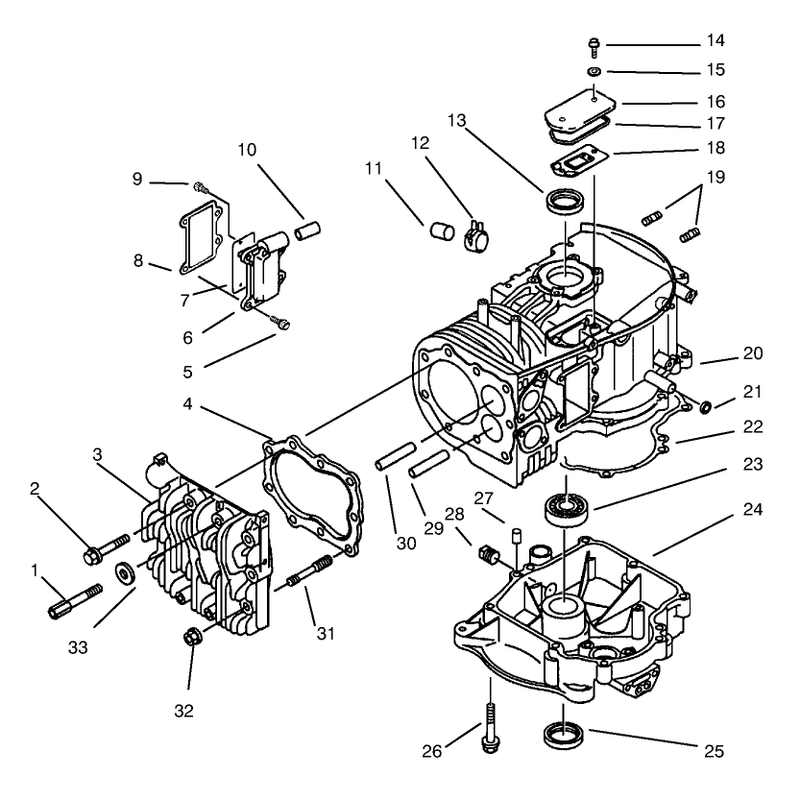 Crankcase Kawasaki Model B400v Type R300