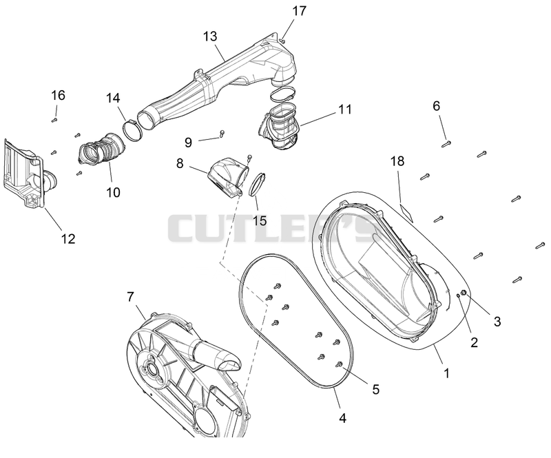 Clutch Cover And Ducting