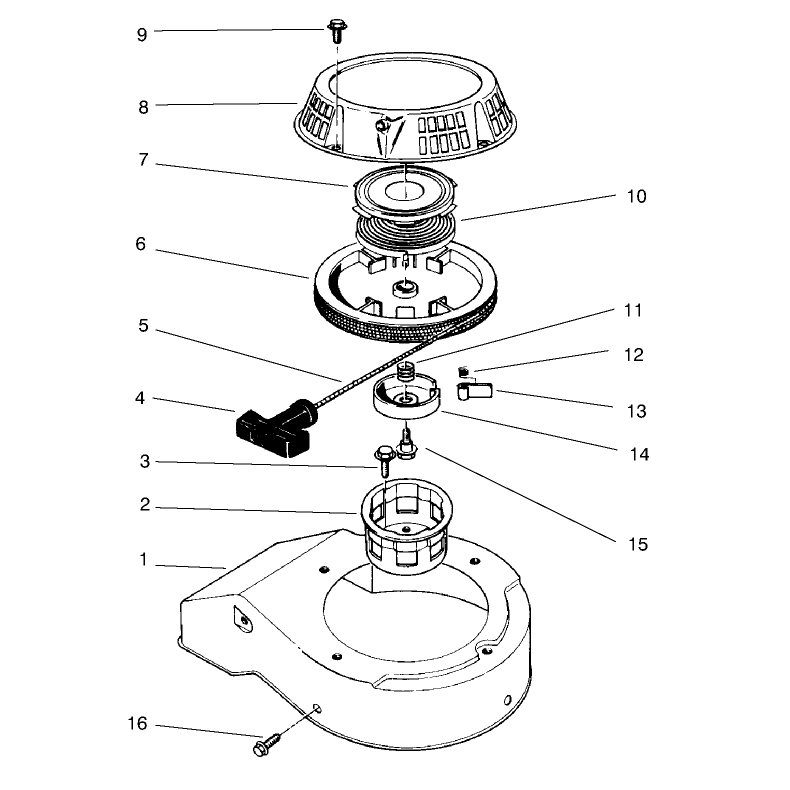 Recoil Assembly Model No 47pt7-7
