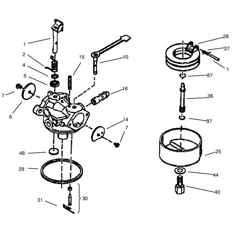 Carburetor No. 640086