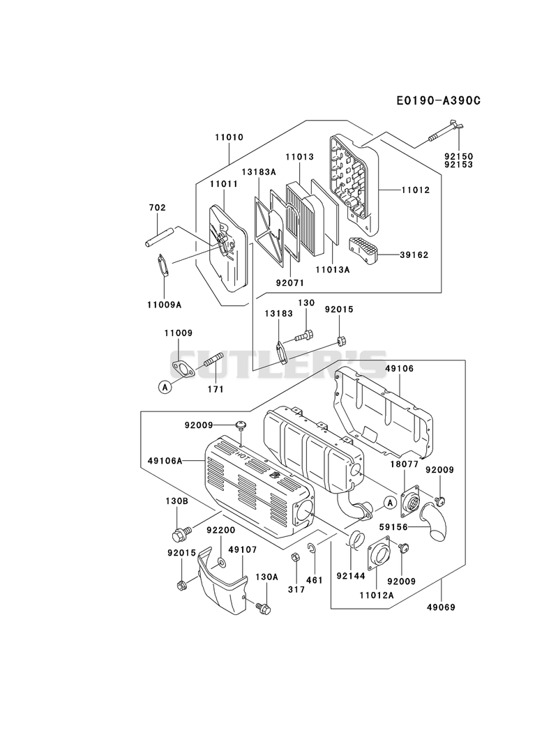 AIR-FILTER/MUFFLER