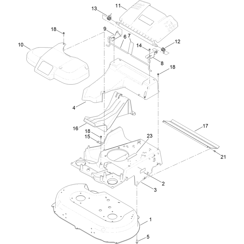 Deck and Frame Assembly
