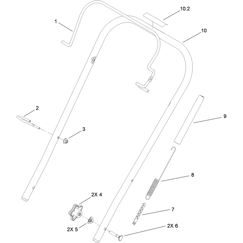 Upper Handle Control Assembly