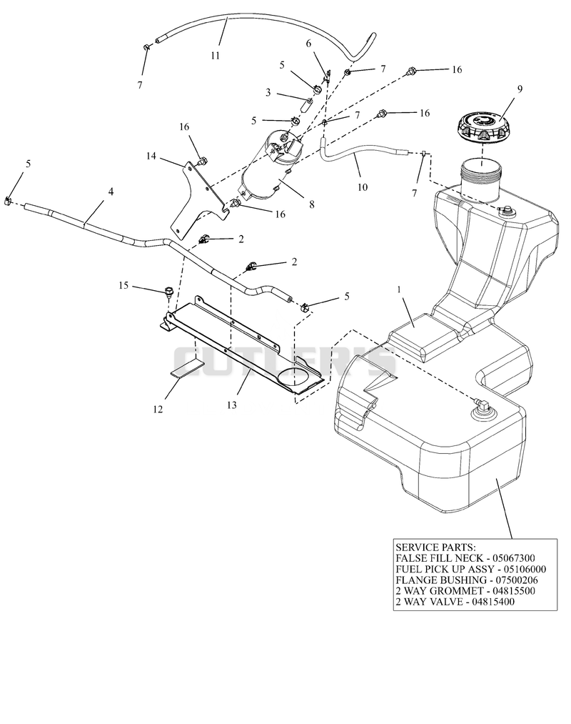 Fuel System - Kawasaki CARB