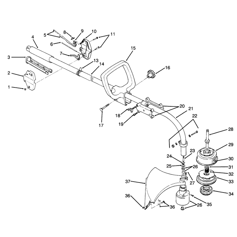 Handle Assembly Model No. 51638