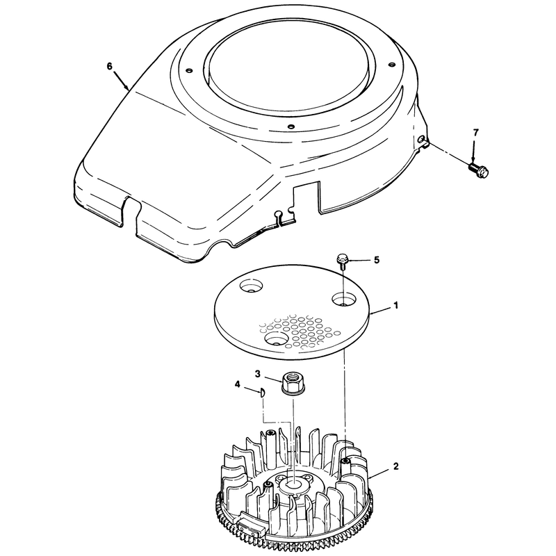 12hp Engine Flywheel And Cover Assembly