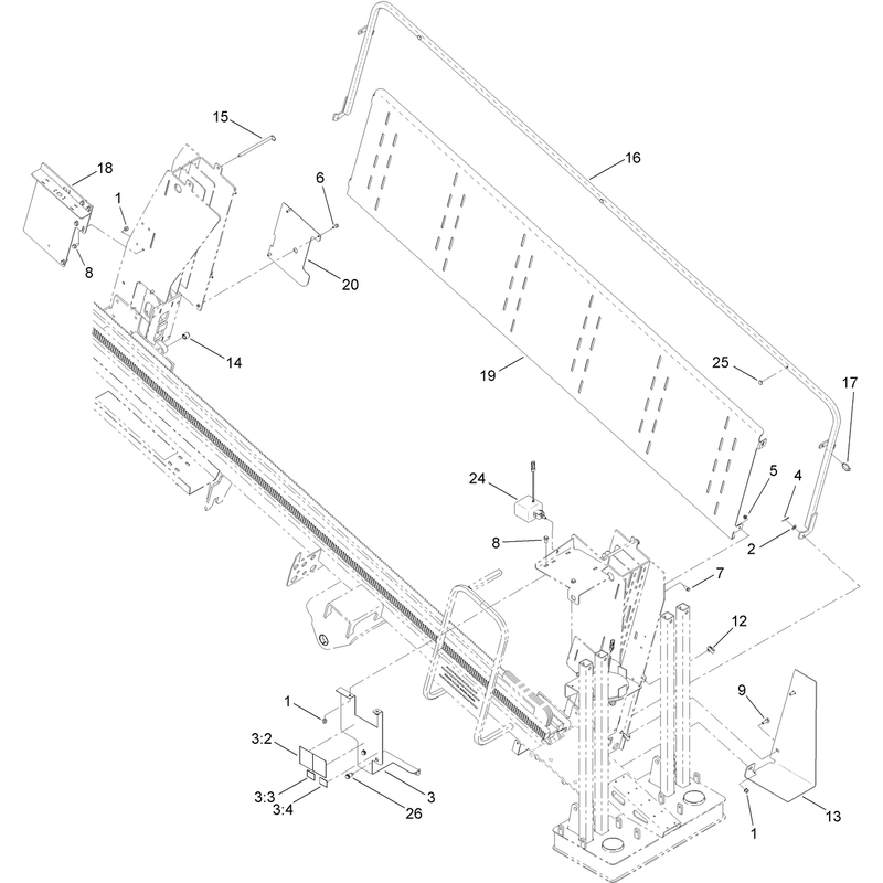 Rod Box Panel and Guard Assembly