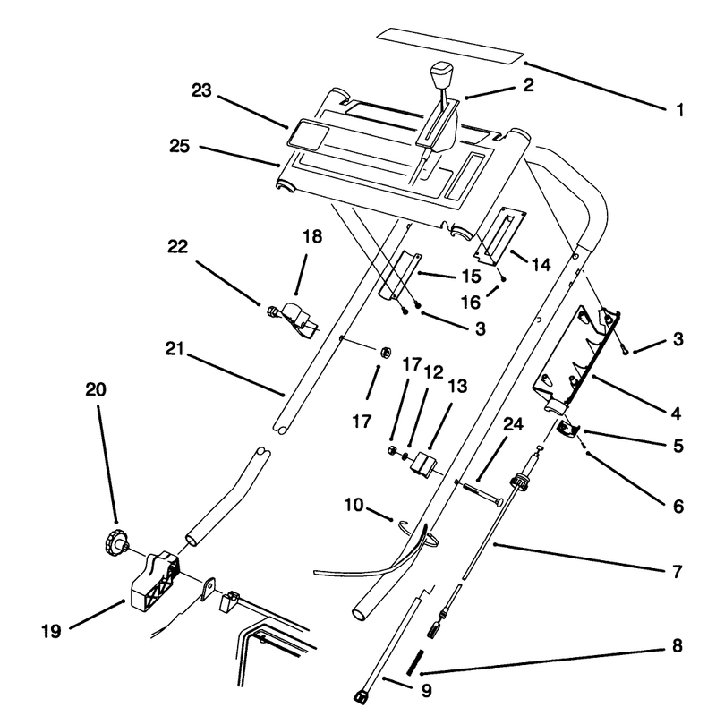 Handle Assembly Model No 20807bc Only