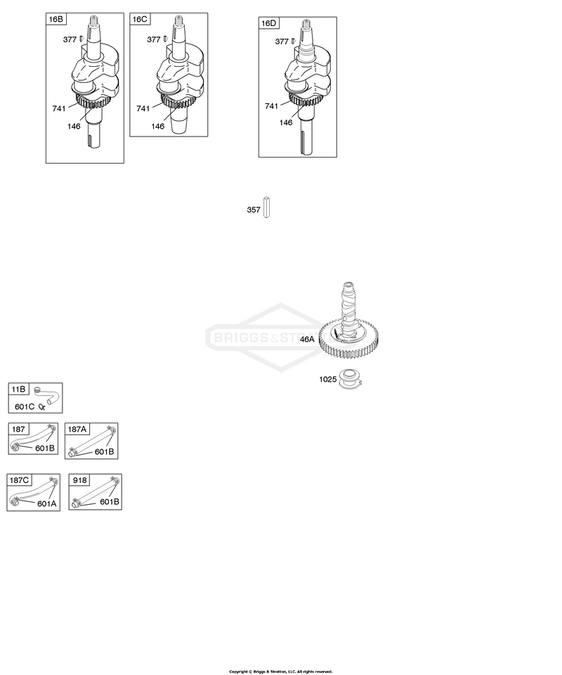 Camshaft, Crankshaft