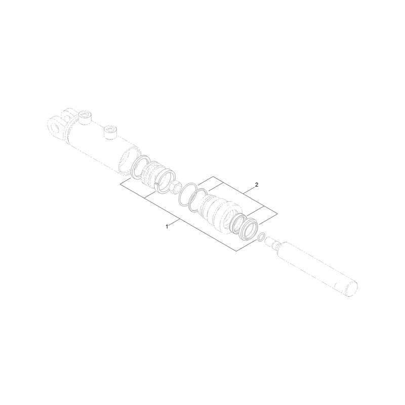 Hydraulic Cylinder Assembly No. AU117558