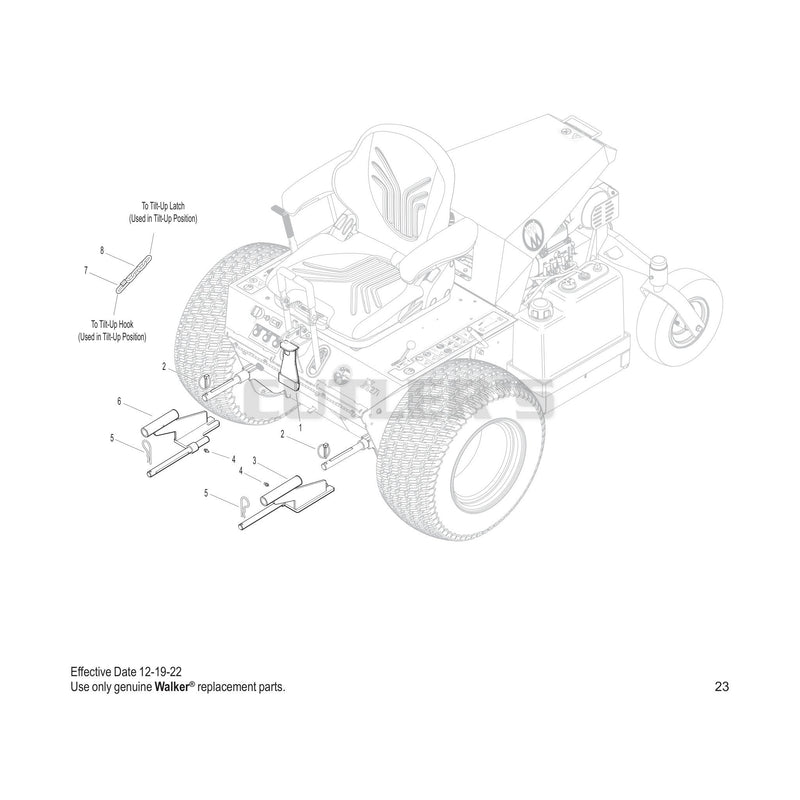 H24d, H27i & H38i Deck Arm Adapter Kit