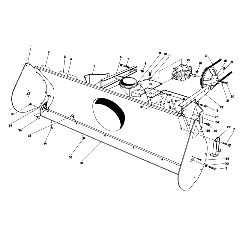44in Snowthrower Model No 30761 Optional