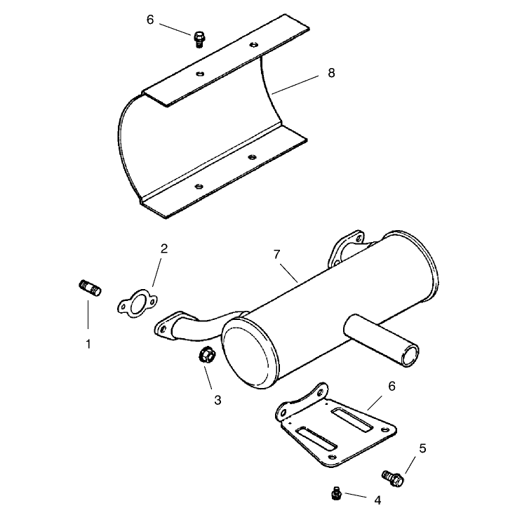 Group 11 Exhaust ch25s-68606 Kohler
